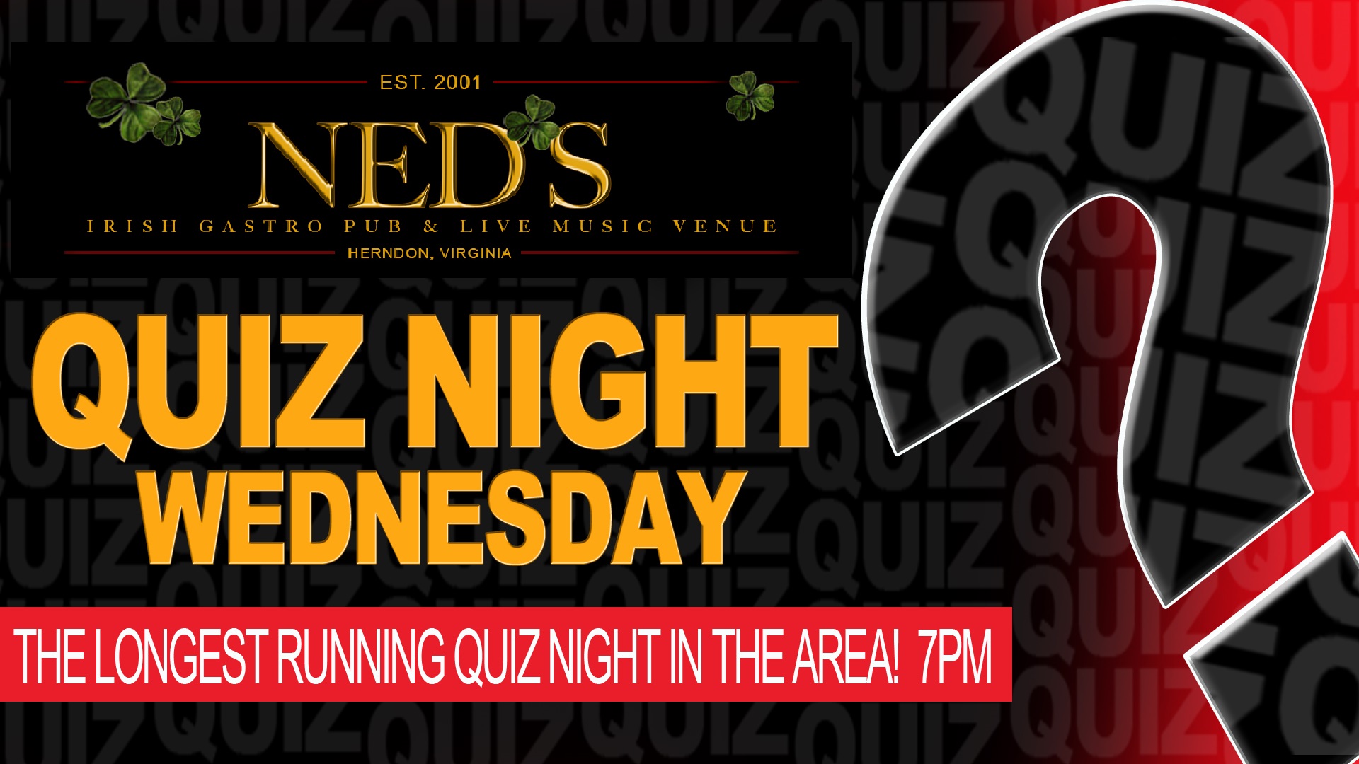 Quiz Night Wednesday