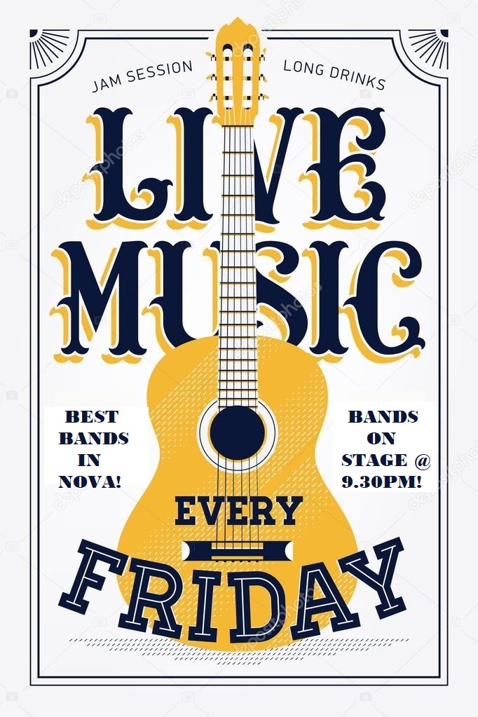 Live Music Every Friday Flyer
